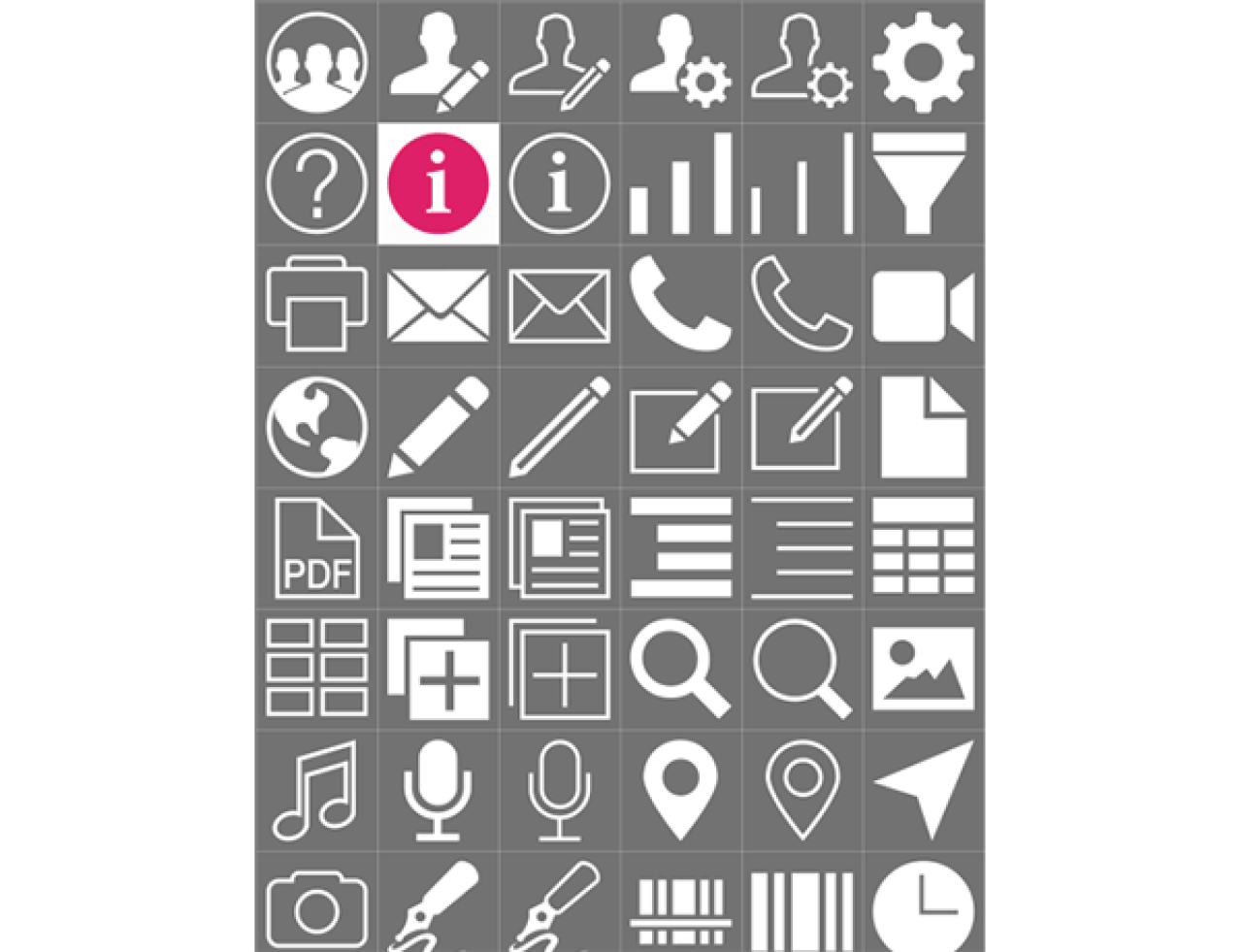 FileMaker Button Icons.