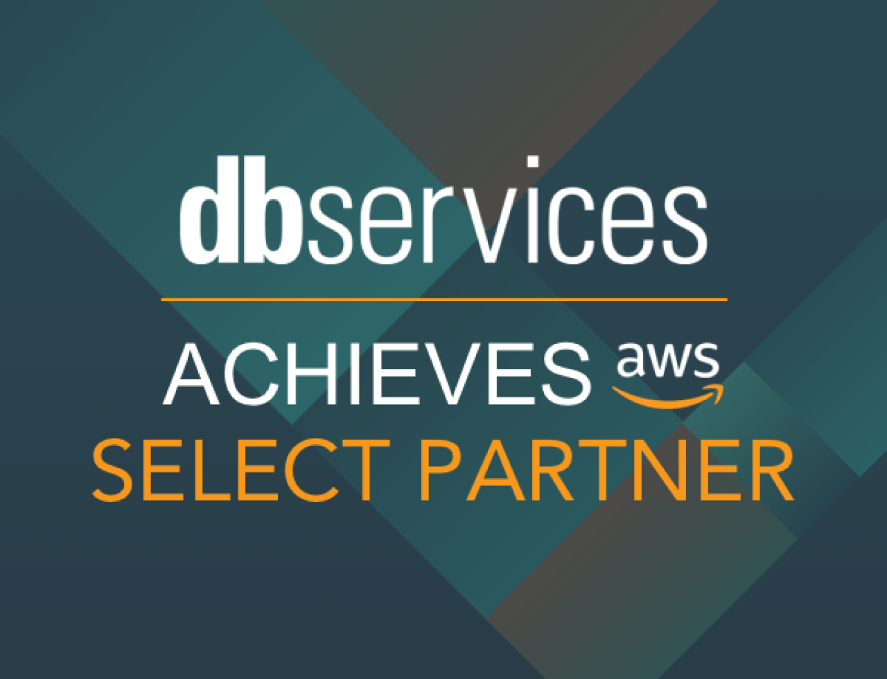 db services achieves aws select partner.