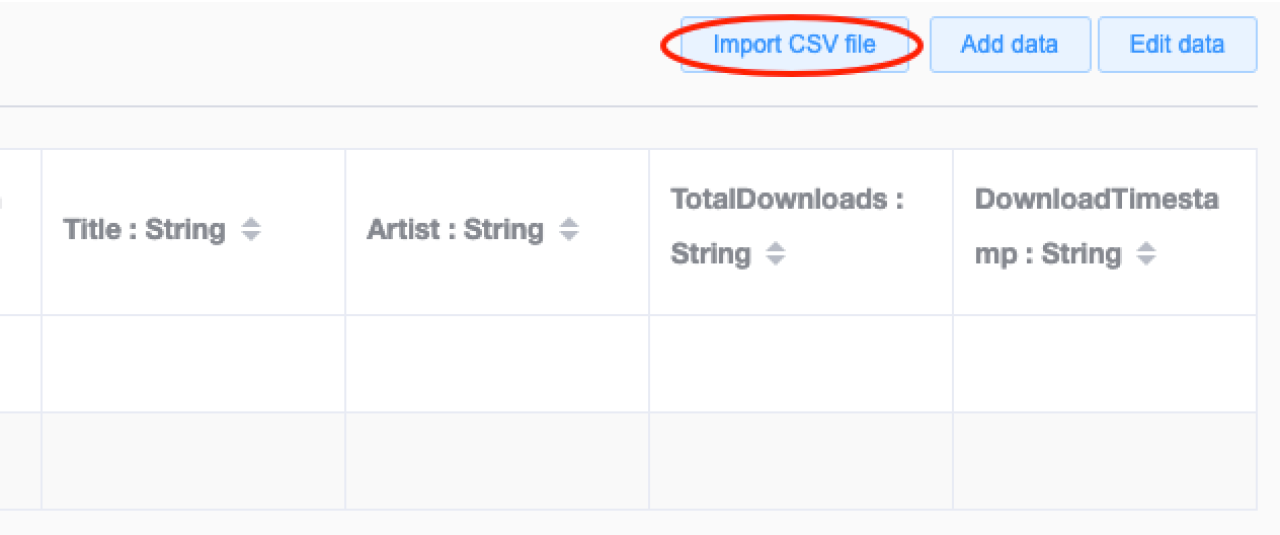 custom dynamo db import wizard import csv.