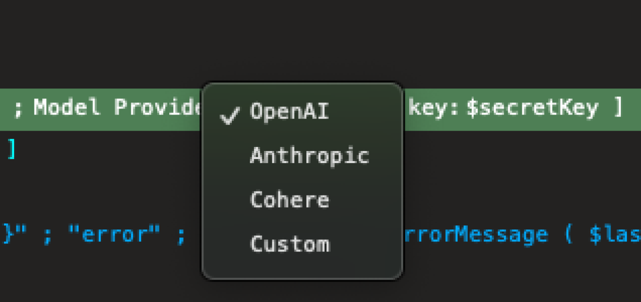 ai in claris filemaker 2025 configure ai account model options.