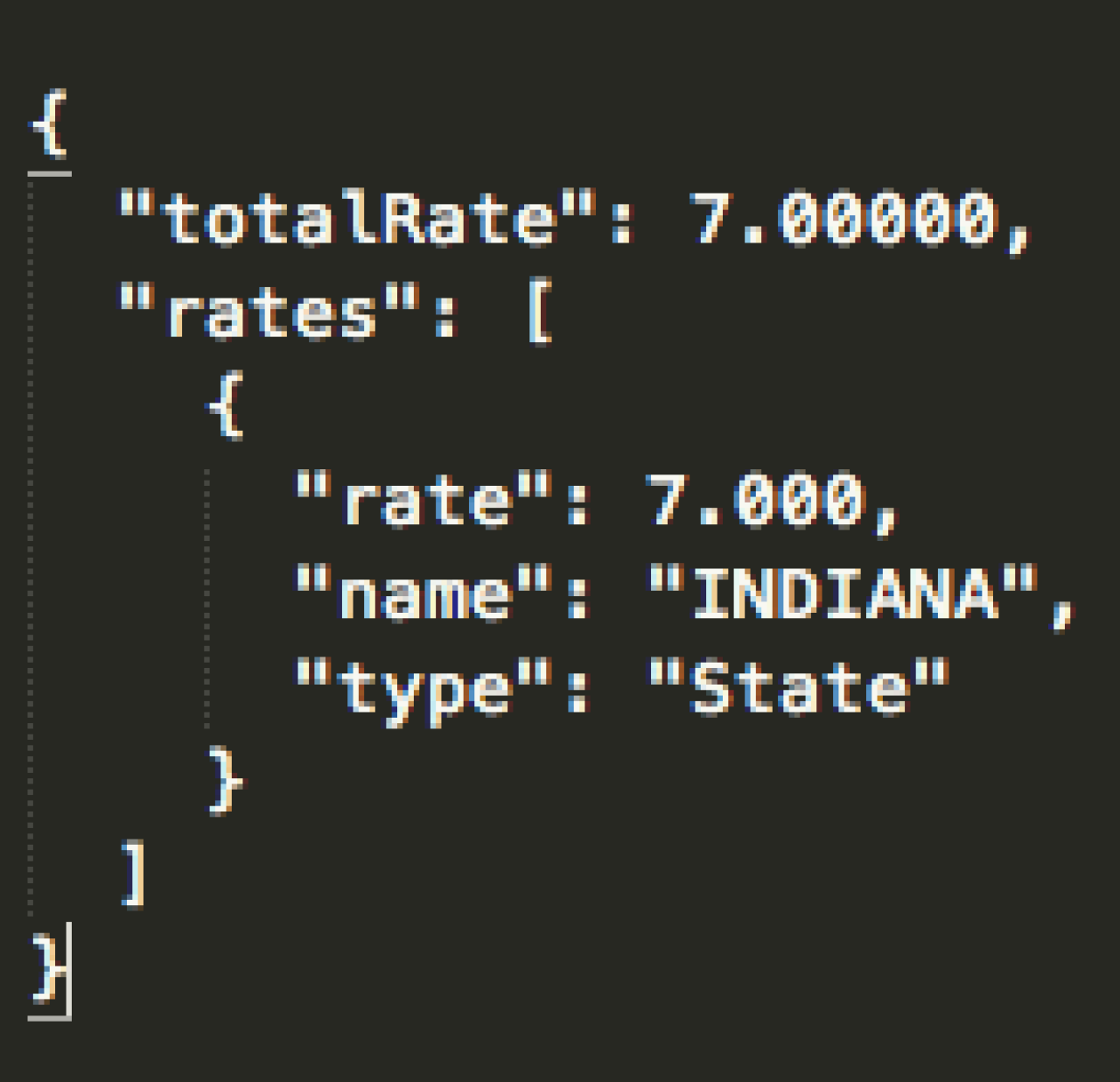 Claris FileMaker Avalara Sales Tax Integration avatax sales tax json result.