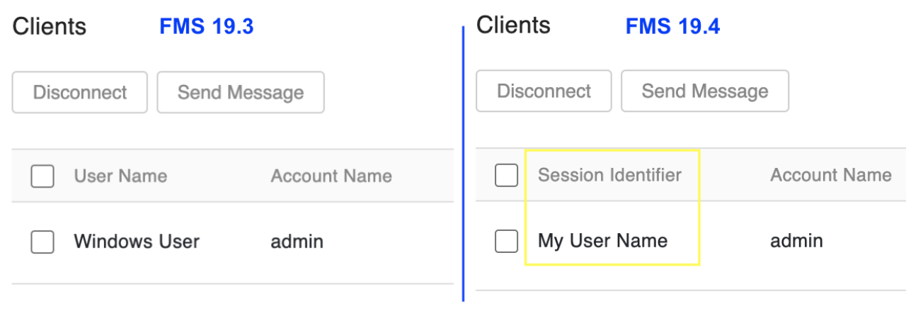 Claris FileMaker Server 19.4 Session Identifier.