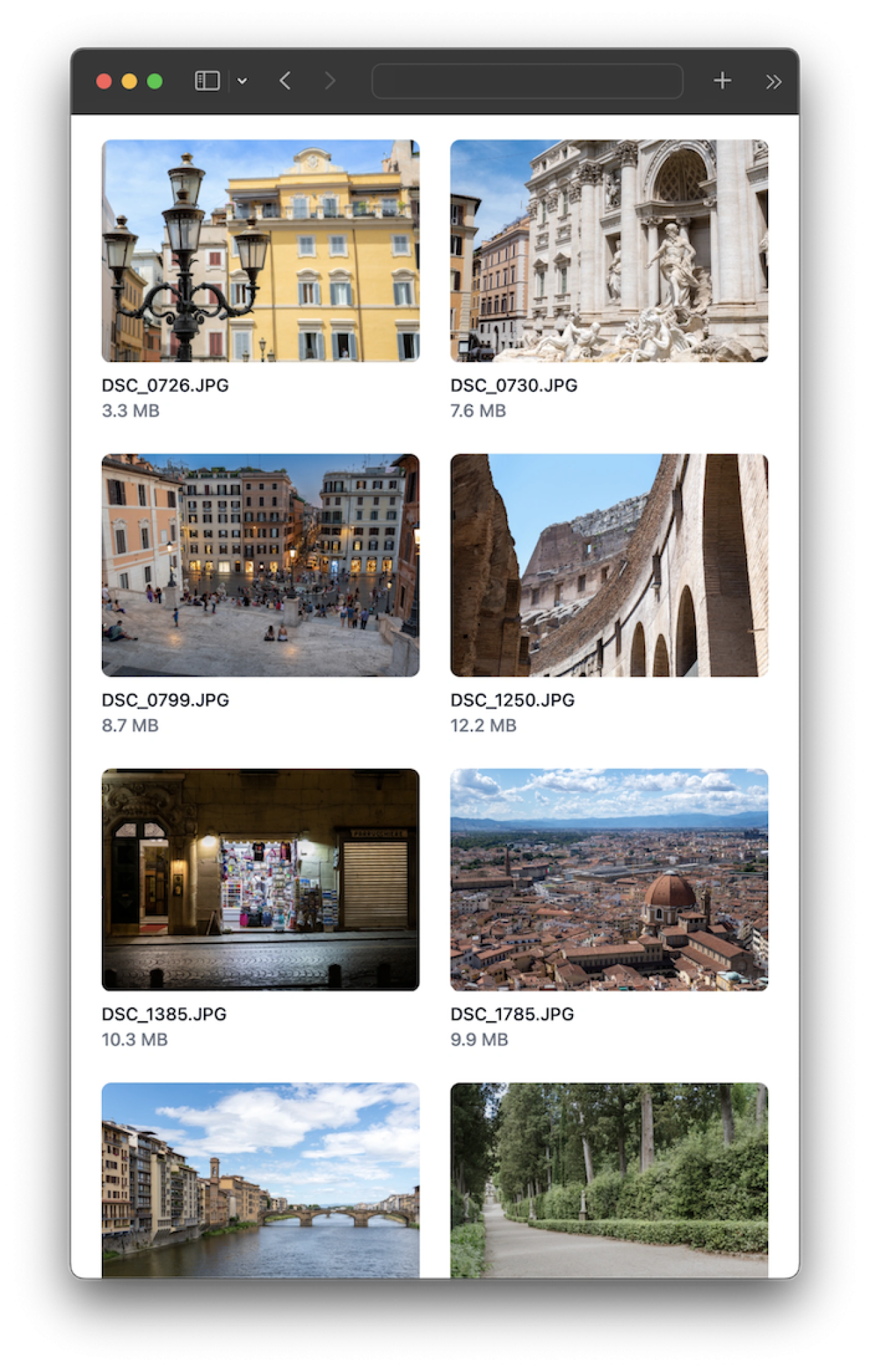 Creating Grid List for Web Apps Small Grid.