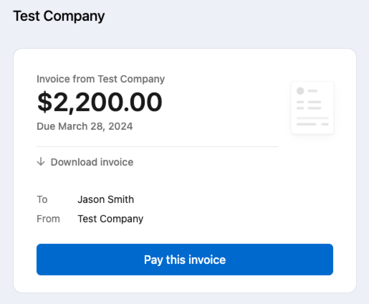 filemaker stripe invoices integration invoice email.