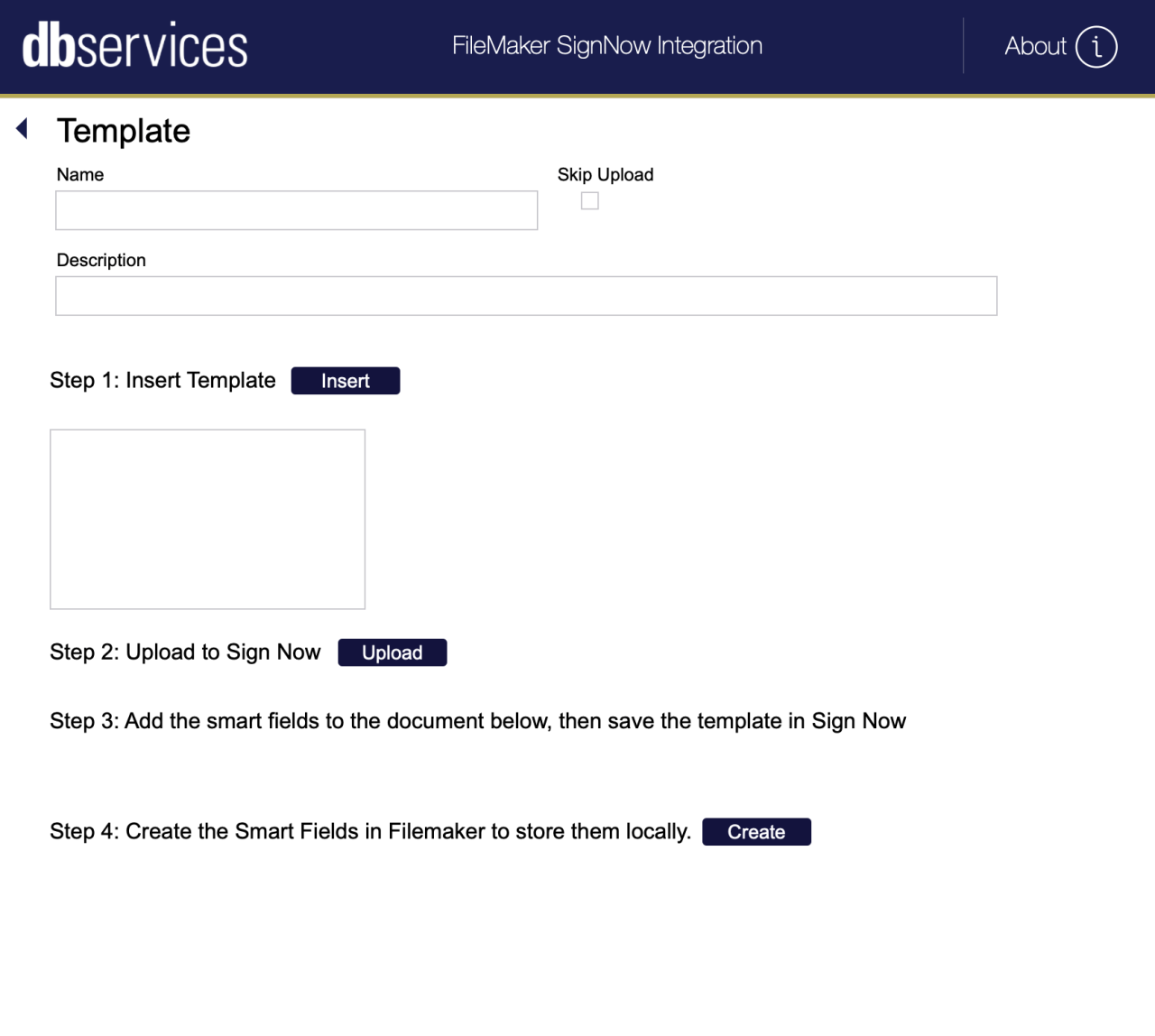 filemaker signnow integration template setup.