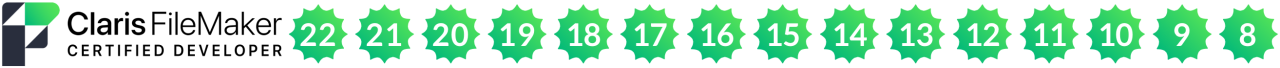 claris filemaker certifications db services.