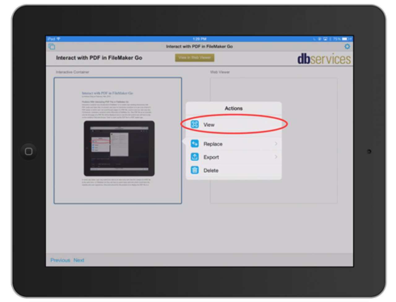 filemaker go actions.