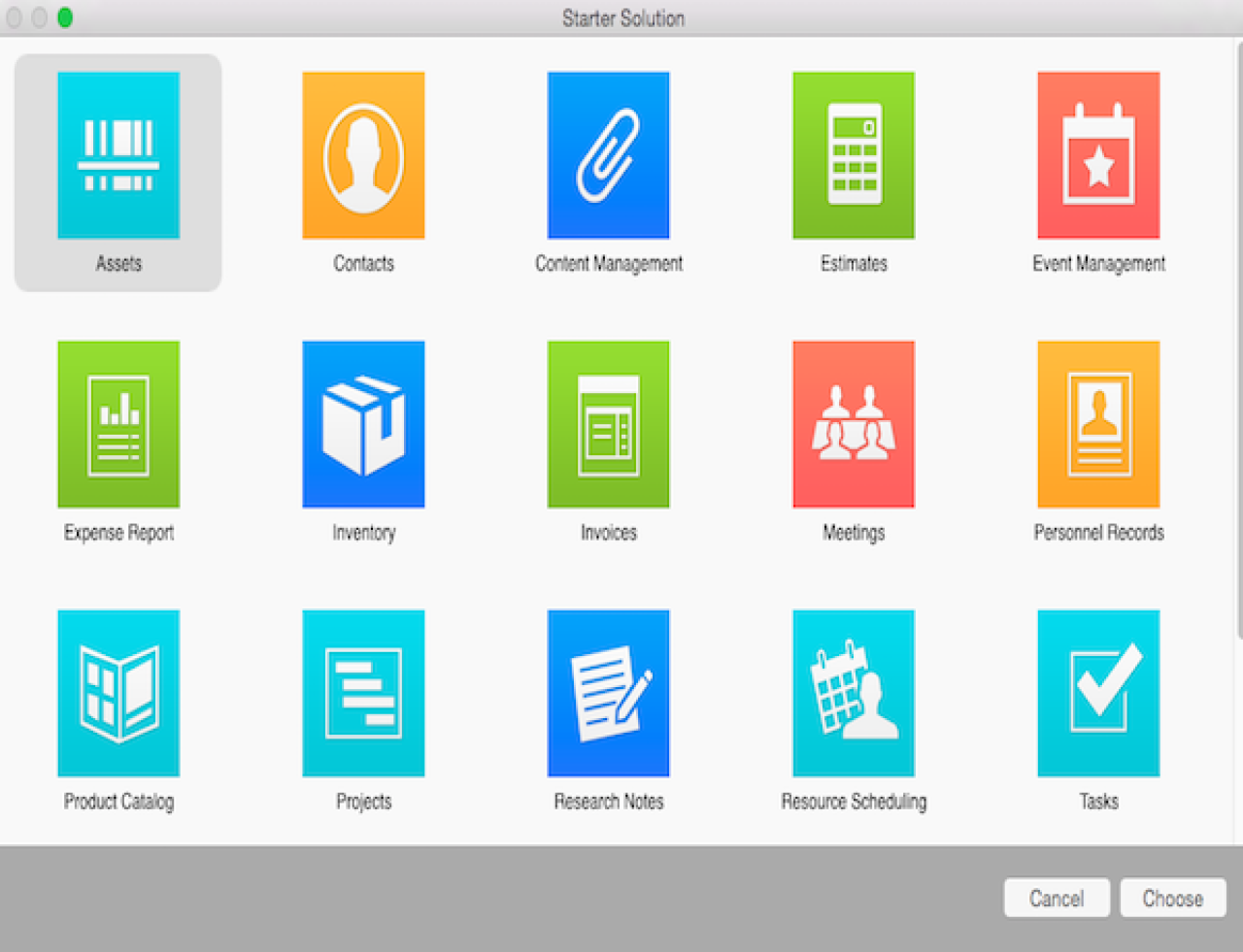 filemaker 14 starter solutions.