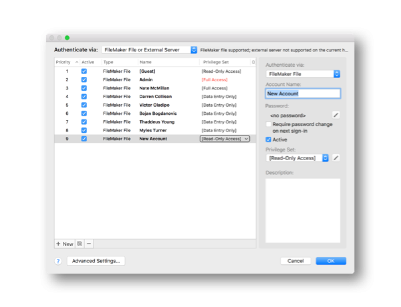 filemaker 18 security enhancements.
