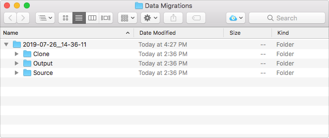 FM Data Migration Companion Folders